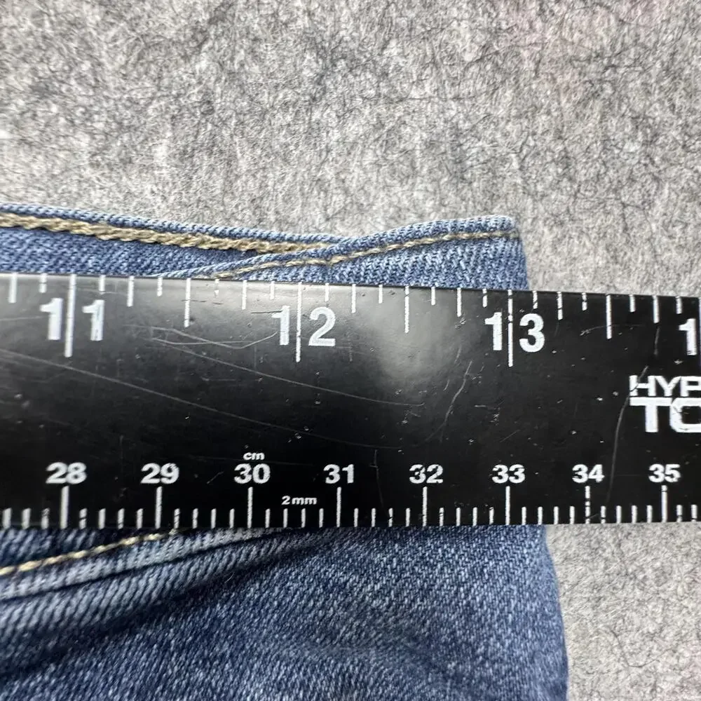 Wrangler 20X Jeans Girls 10 Blue Bootcut Adjustable Waist Embroidered Pockets
